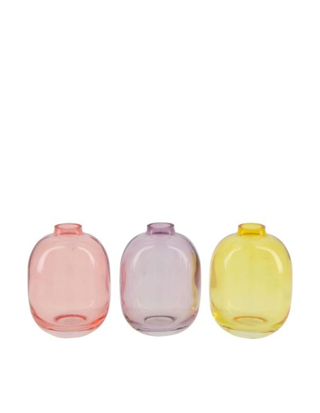 JARRON DE CRISTAL 8.5X8.5X8CM