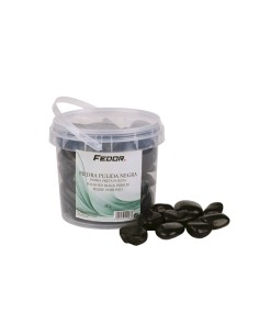 CUBO 6KG PIEDRA PULIDA NEGRA