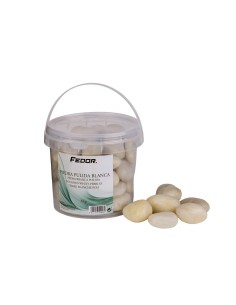 CUBO 3KG PIEDRA PULIDA BLANCA