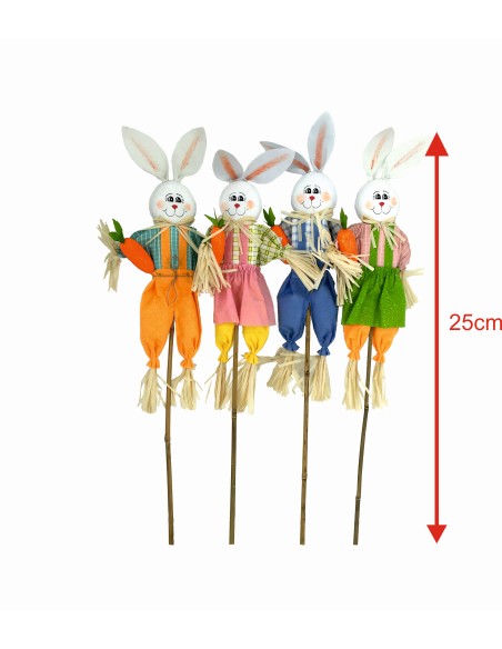 CONEJO ROPA PAJA CLAVAR XS