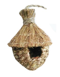 NIDO PAJAROS TEJADO PAJA GRANDE