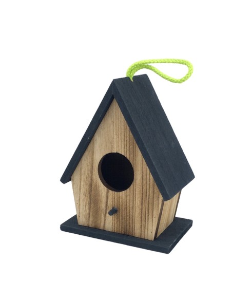 CASETA PAJAROS MADERA TOSTADO