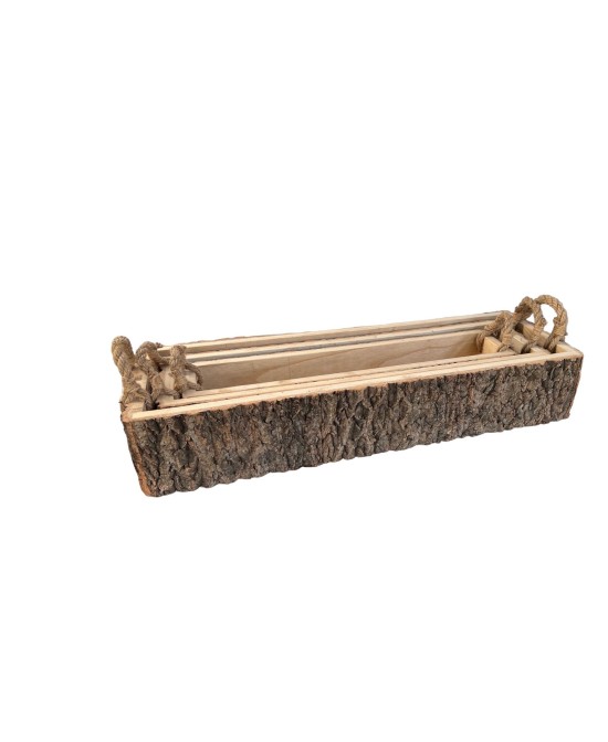 JARDINERA RECTANGULAR MADERA GRANDE