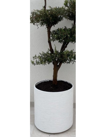 MACETA CILINDRO OPEN 45CM BLANCO