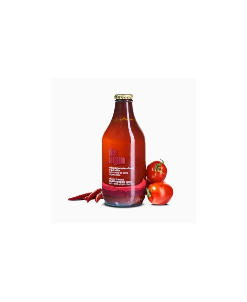 SALSA TOMATE VALLE CORONADO CHERRY CON CHILLI 330 ML