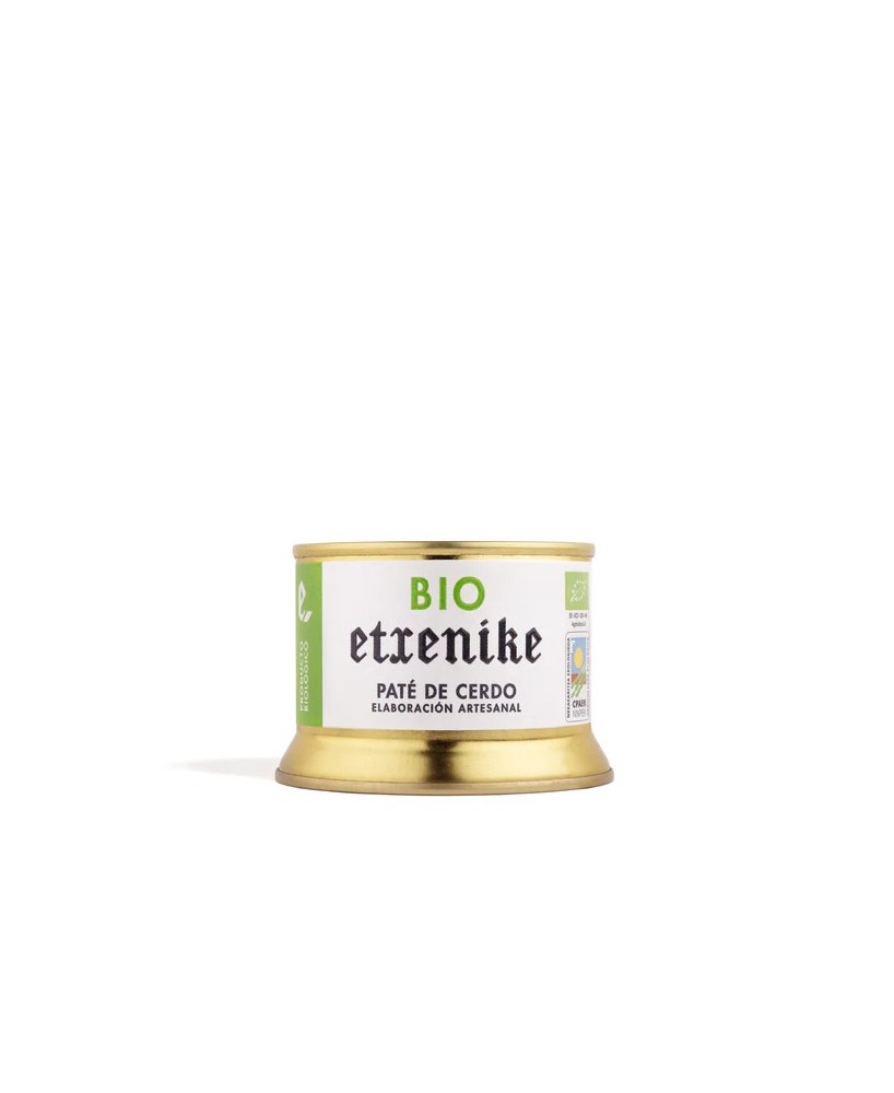 PATE DE CERDO ETXENIKE BIO LATA 130 G