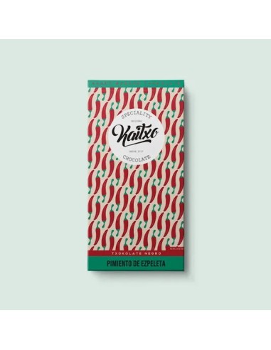 CHOCOLATE NEGRO KAITXO PIMIENTO EZPELETA 70GR