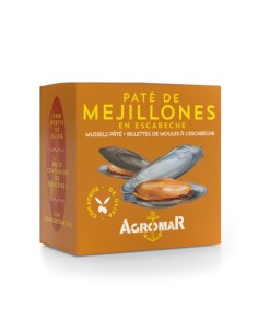 PATE MEJILLONES ESCABECHE AGROMAR LATA 100G