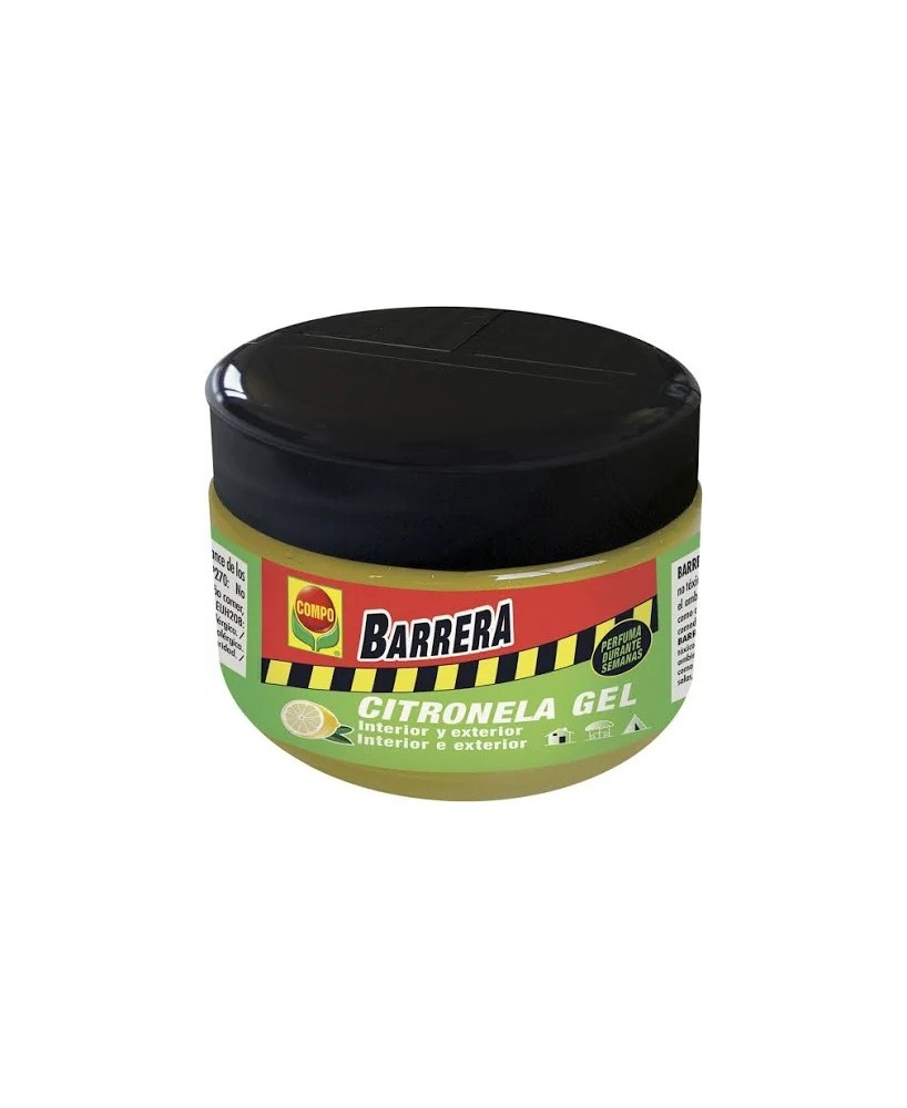 Citrónela Gel COMPO  Repelente Natural de Insectos para Interiores y Exteriores

