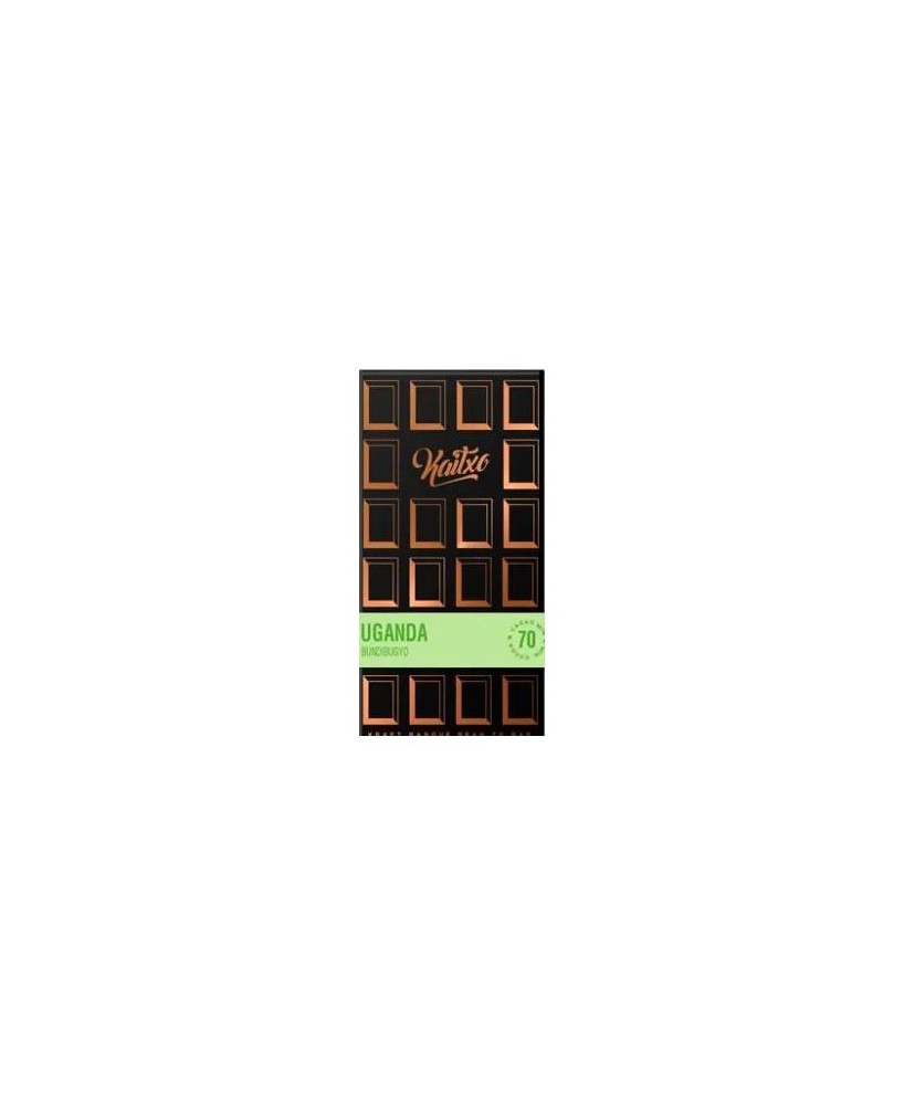 CHOCOLATE NEGRO 70% KAITXO UGANDA 70G