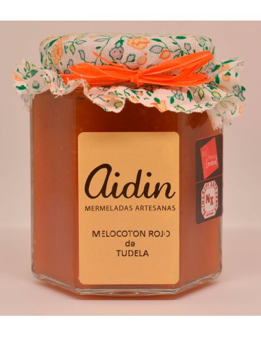 MERMELADA AIDIN  MELOCOTON ROJO DE TUDELA 200G