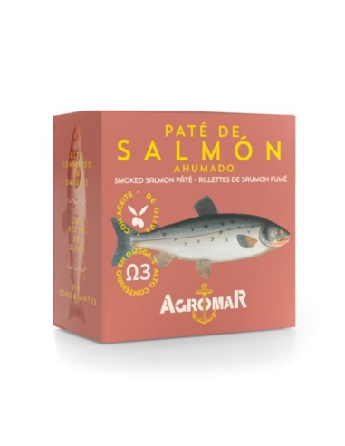 PATE SALMON AHUMADO AGROMAR LATA 100 G