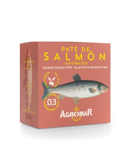 PATE SALMON AHUMADO AGROMAR LATA 100 G