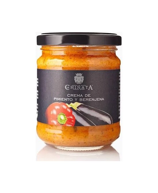 CREMA DE PIMIENTO Y BERENJENA LA CHINATA ECO 180G