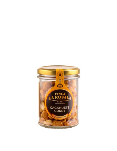 CACAHUETE FINCA LA ROSALA CURRY FCO.90G