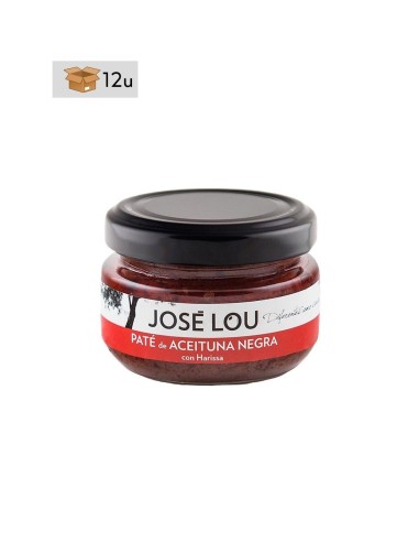 PATE JOSE LOU ACEITUNA NEGRA HARISSA FCO. 110G