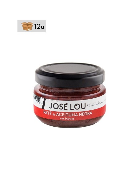 PATE JOSE LOU ACEITUNA NEGRA HARISSA FCO. 110G