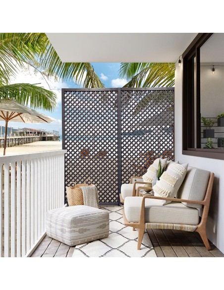 PANEL CELOSIA PRIVATE 180X90X2.2CM GRIS