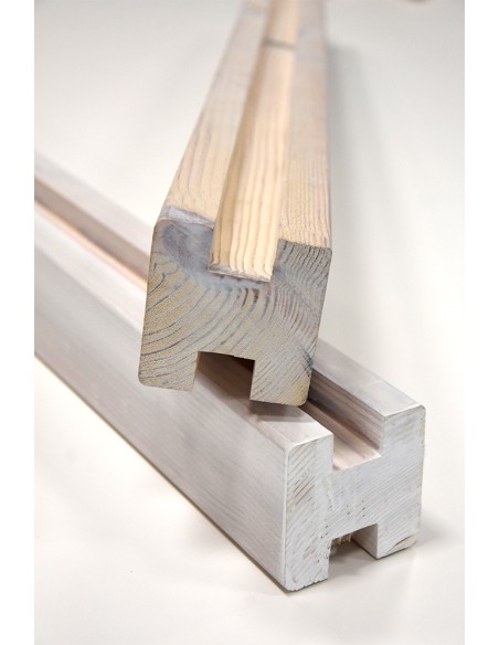 POSTE PANEL CELOSIA 180X6.8X6.8CM MARRON