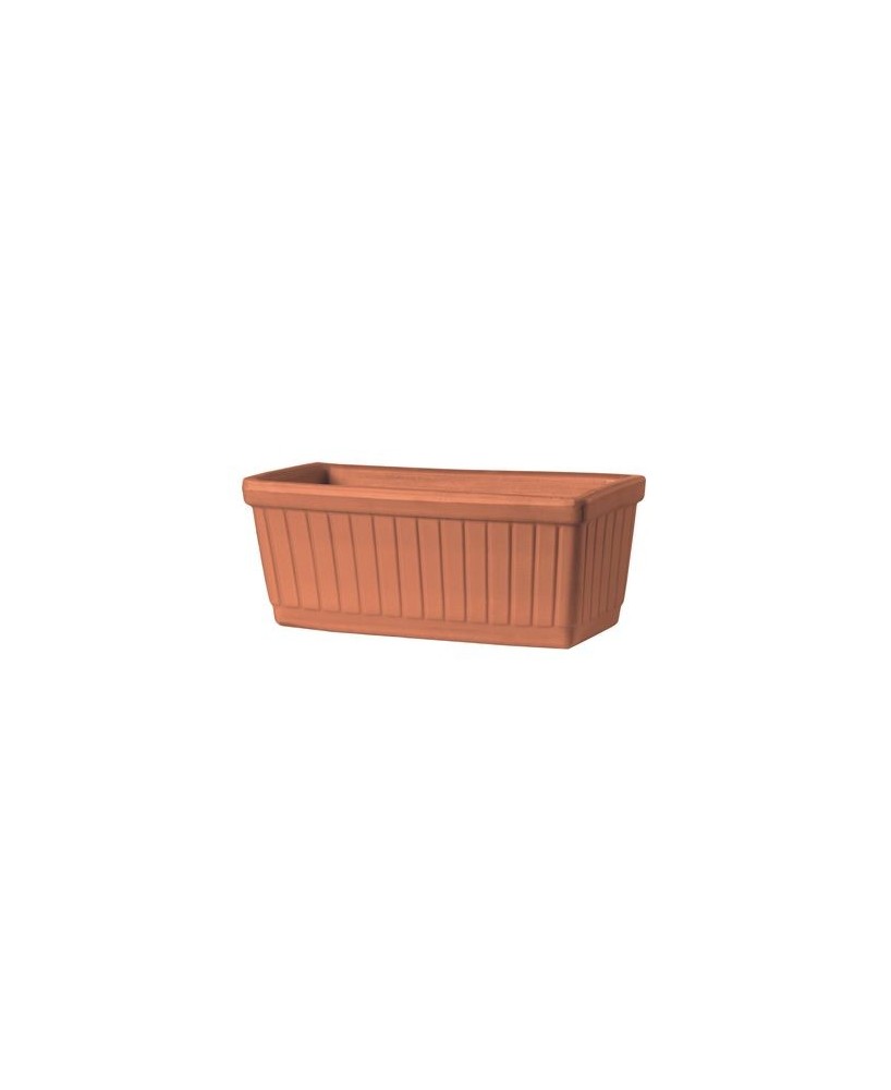 Jardinera Venezia 52 B Rojo  Macetero Versátil y Resistente para Interior y Exterior

