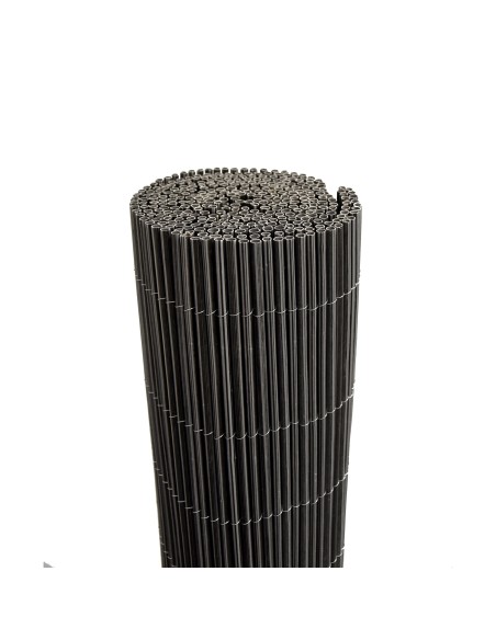Mimbre Artificial 1.5x3M Antracita  Cerramiento Duradero y Moderno para Jardín y Terraza

