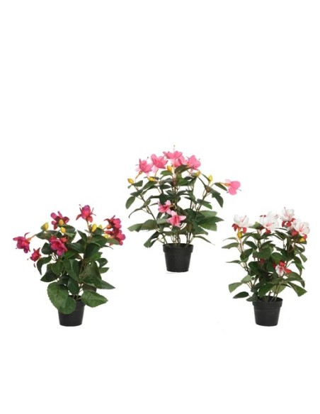 FUCSIA ARTIFICIAL EN MACETA L30XW30XH30CM