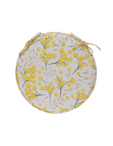ALMOHADILLA PARA SILLA REDONDA FLORES D39XH4CM