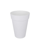 Maceta Urban Redonda Alta 42cm Blanca | Ideal para Plantas Grandes | Endanea Garden