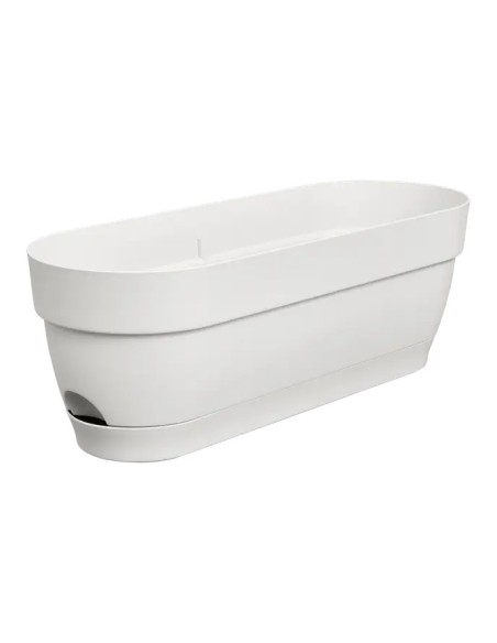 Maceta Vibia Campana Trough 50 Blanca Silky | Elegante y Moderna | Endanea Garden

