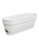 Maceta Vibia Campana Trough 50 Blanca Silky | Elegante y Moderna | Endanea Garden

