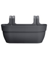 MACETA VIBIA CAMPANA EASY HANGER ANTRACITA | Maceta Colgante Moderna para Balcón y Terraza | Endanea Garden