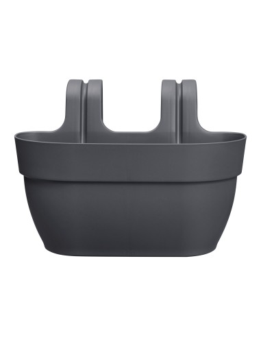 Maceta Vibia Campana Easy Hanger Antracita | Decoración Práctica para Balcones y Terrazas | Endanea Garden

