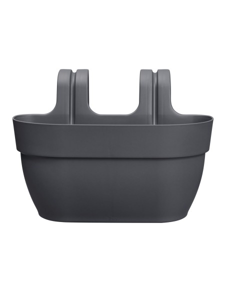Maceta Vibia Campana Easy Hanger Antracita | Decoración Práctica para Balcones y Terrazas | Endanea Garden

