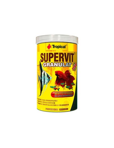 Supervit Granulat 1000ml alimento granulado para peces tropicales nutrición completa