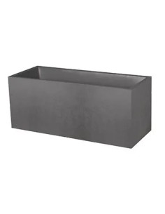 Jardinera Basalt 100x40x44 cm Antracita - Moderna y Elegante para Exteriores e Interiores | Endanea Garden

