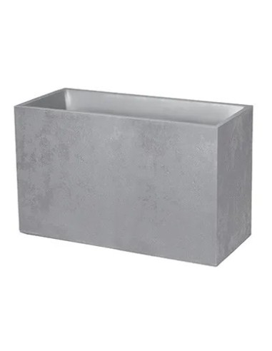 Jardinera Basalt 100x40x60 cm Gris Claro - Elegante y Moderna para Interiores y Exteriores | Endanea Garden