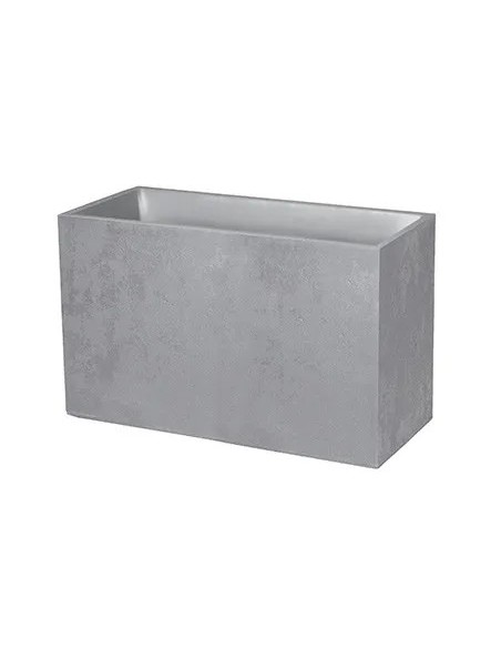 Jardinera Basalt 100x40x60 cm Gris Claro - Elegante y Moderna para Interiores y Exteriores | Endanea Garden