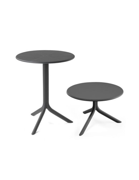 Mesa Spritz Agave Nardi  Mesa auxiliar y comedor ajustable para exterior resistente y compacta

