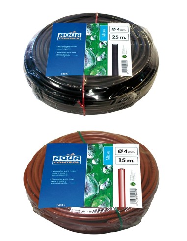 Tubería Microtubo EVA Flexible 15m | Riego Preciso y Durable para Jardineras

