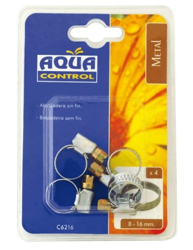 Abrazadera sin fin Inox 8-16mm | Sujeción Segura para Riego y Fontanería | Endanea Garden

