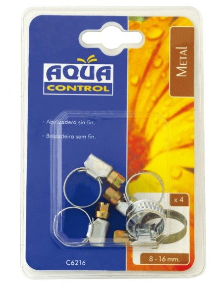 Abrazadera sin fin Inox 8-16mm | Sujeción Segura para Riego y Fontanería | Endanea Garden

