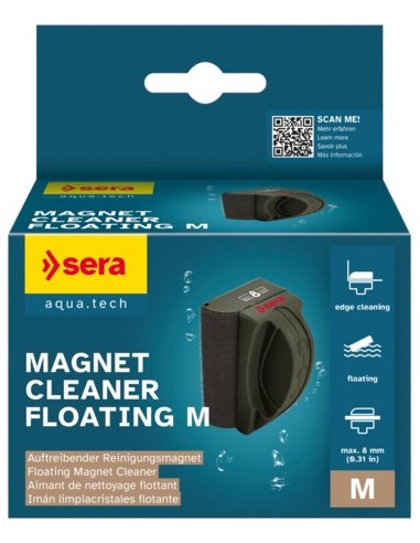 MAGNET CLEANER FLOATING L 10 MM GLASS