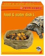 SERA REPTIL FOOD/WATER DISH L