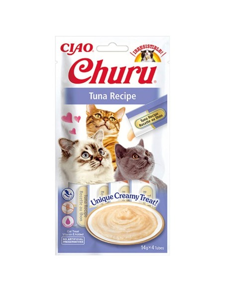 CHURU Receta de Atún para Gatos | Snack Cremoso y Natural en Endanea Mascotas