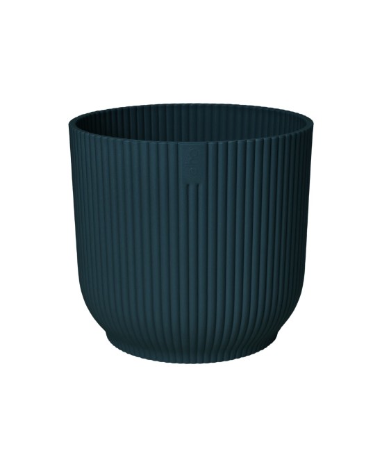 Maceta Vibes Fold Redondo 18 cm Azul  Diseño Moderno y Funcional para Plantas | Endanea Garden