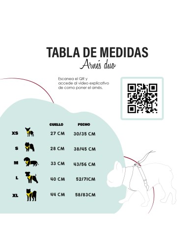 Bull Arnés Duo Reversible Talla S Jeans | 2 Estilos en 1 | Endanea Mascotas