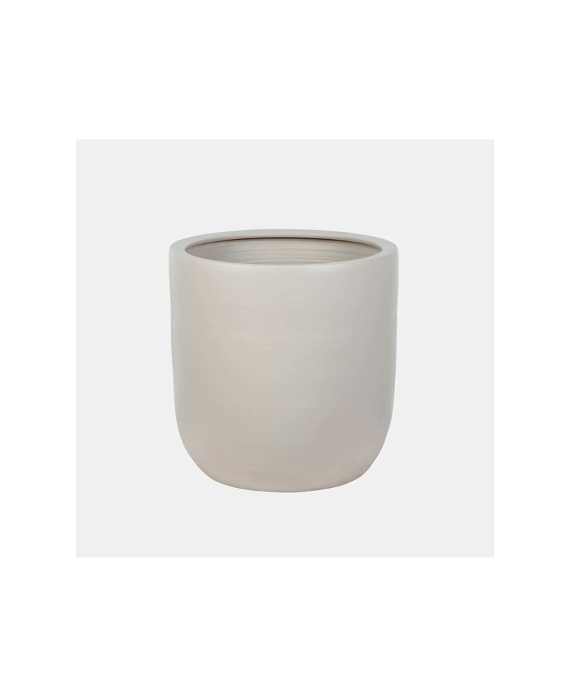 Maceta Xat Blanco 39x39x39 cm  Diseño Elegante para Interior y Exterior | Endanea Garden

