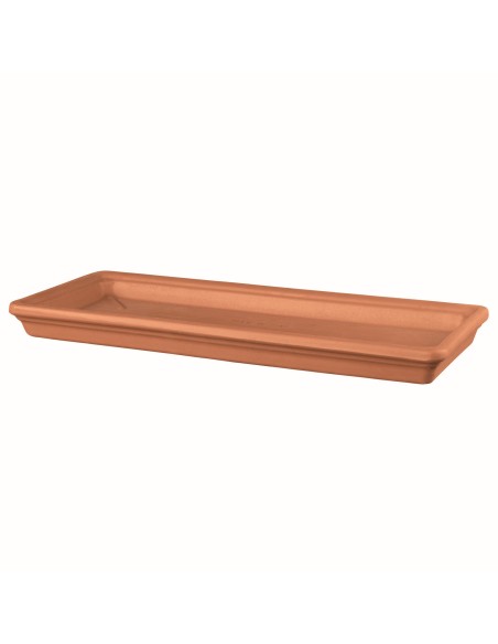 PLATO RECTANGULAR B ROJO 51CM