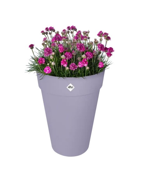 Maceta Loft Redonda Alta 35CM Lavender Lilac | Estilo Moderno para Interior y Exterior

