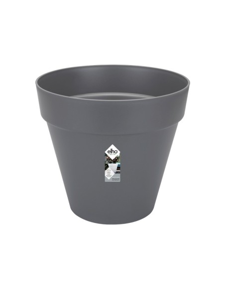 Maceta Loft Urban Redonda 30cm Antracita | Estilo Urbano y Funcional | Endanea Garden

